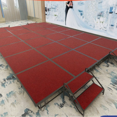 厂家批发酒店活动舞台折叠拼接婚庆T台快装移动升降户外活动舞台